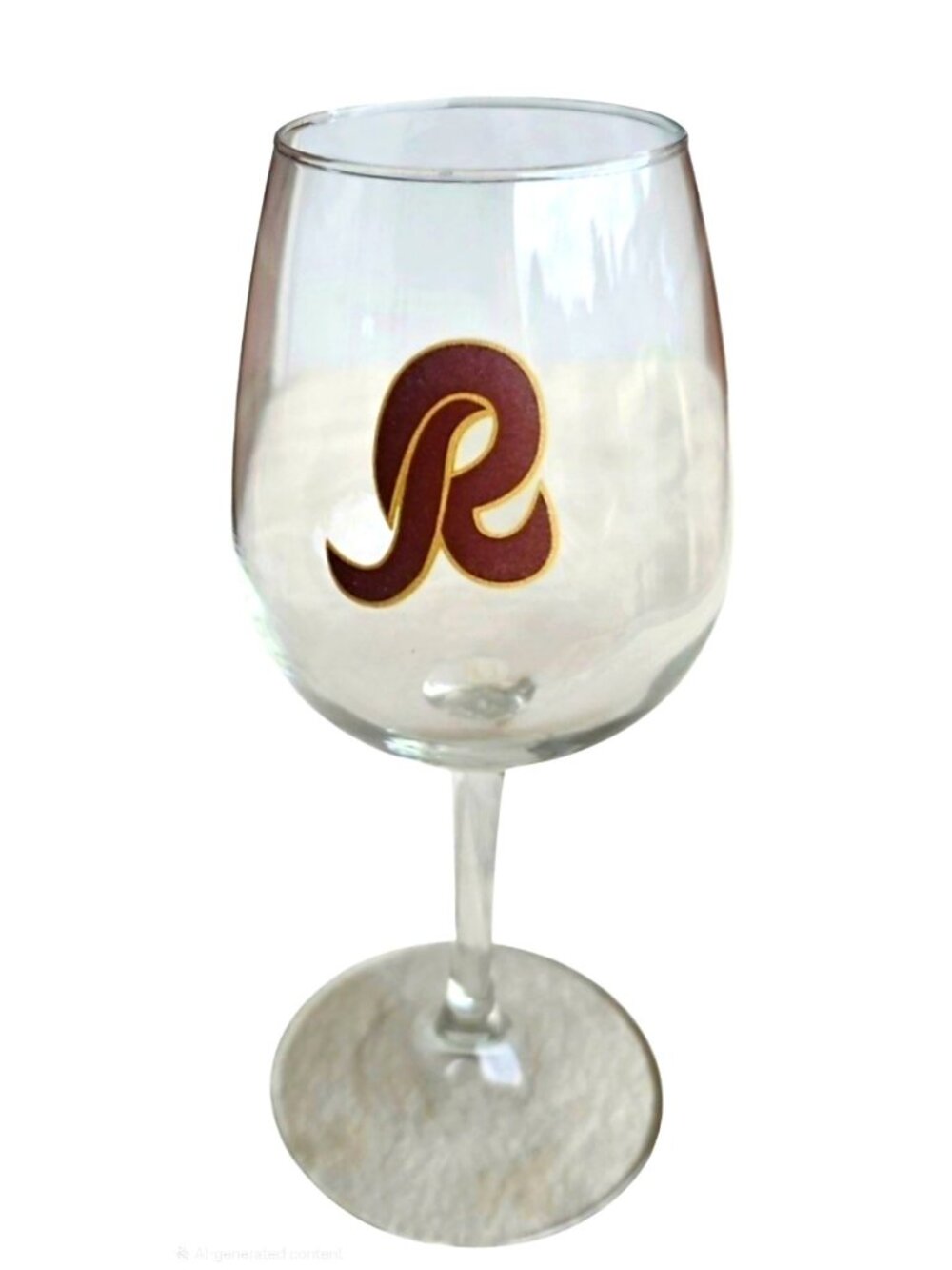 Washington Redskins Wine Glass with Tema Logo 12oz NFL New